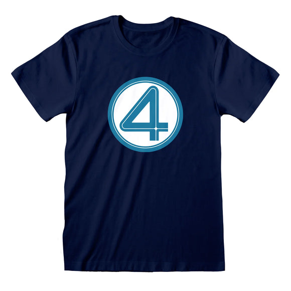 Official Marvel Fantastic Four logo t shirt