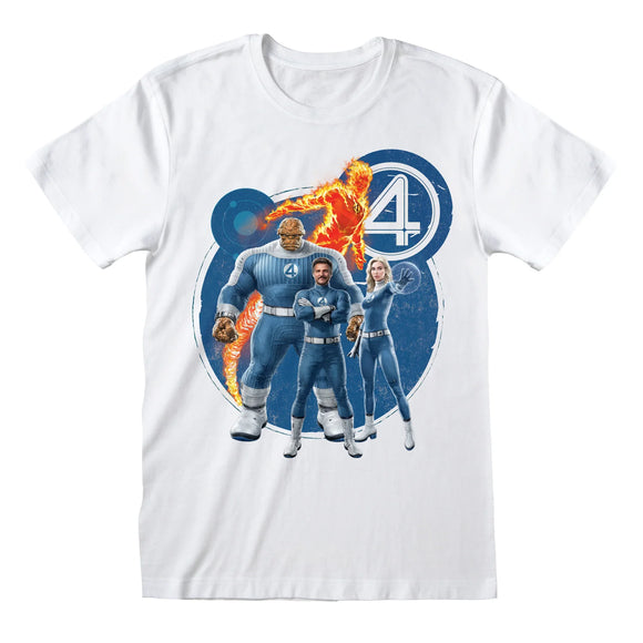 Official Marvel Fantastic Four Group shot t shirt