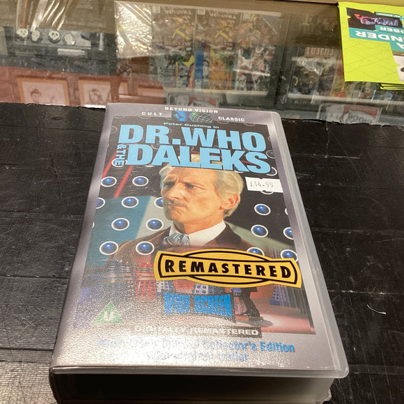 Doctor Who:DR. WHO & THE DALEKS VHS Video