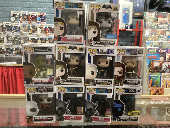 DC COMICS Funko pops preowned £5 each plus shipping