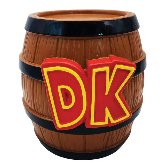 Donkey Kong Barrel shaped money bank