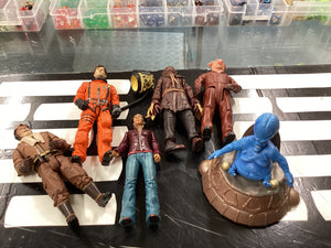 Dr Who preowned action figures 6 to choose from