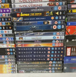 Marvel and DC Superhero dvds brand new sealed 3 for £5 plus shipping