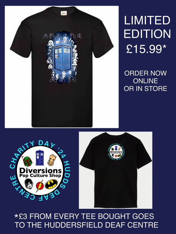 Dr Who Charity day tee shirt preorder due start November