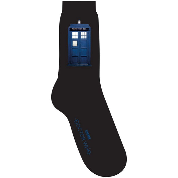 Dr Who Tardis socks size 7-11