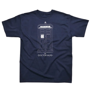 Dr Who Tardis t shirt