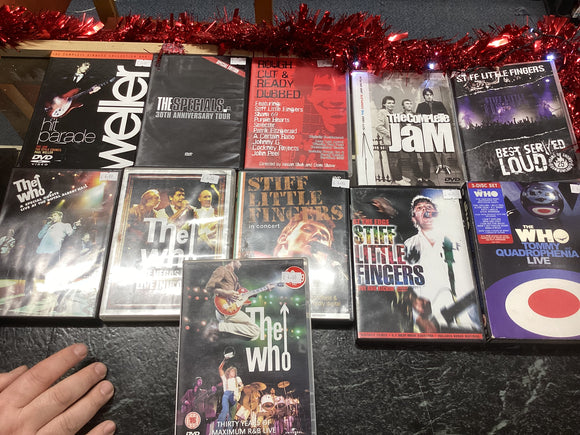 Music DVDs various prices preowned