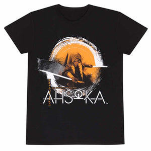 Official Star Wars Ahsoka Crossblades frame t shirt