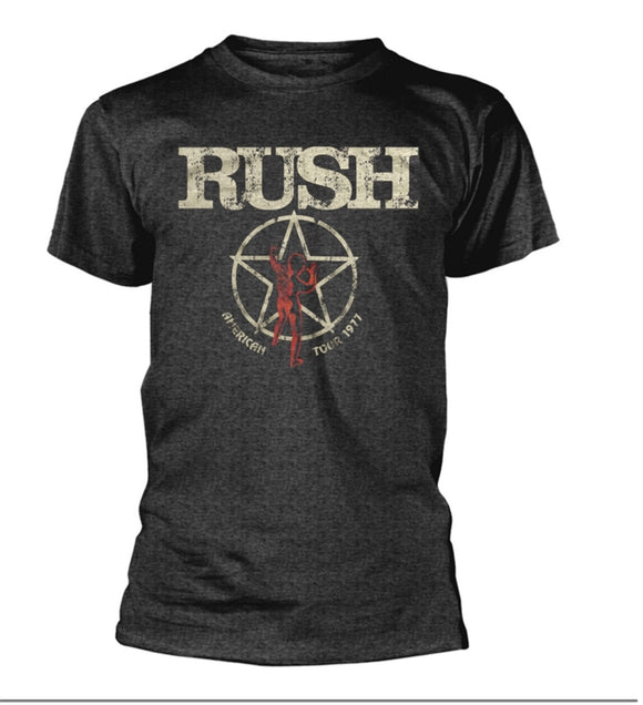 Official Rush 1977 us tour t shirt (new)