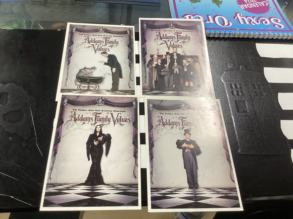 Addams Family Values postcard set of 4