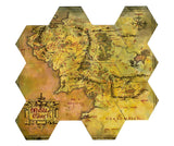 Lord of the Rings: Middle Earth Hex Map Coasters