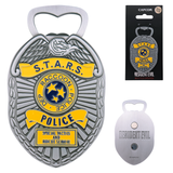 PREORDER DUE EARLY SEPT Resident Evil Police Badge Bottle Opener