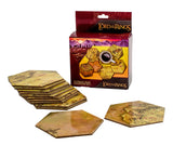 Lord of the Rings: Middle Earth Hex Map Coasters