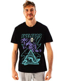 Official Masters of the Universe Mens Black Skeletor Short Sleeved T-Shirt