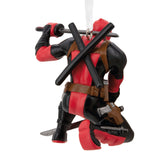 Marvel Hanging Ornament - Deadpool With Katana Swords & Pose