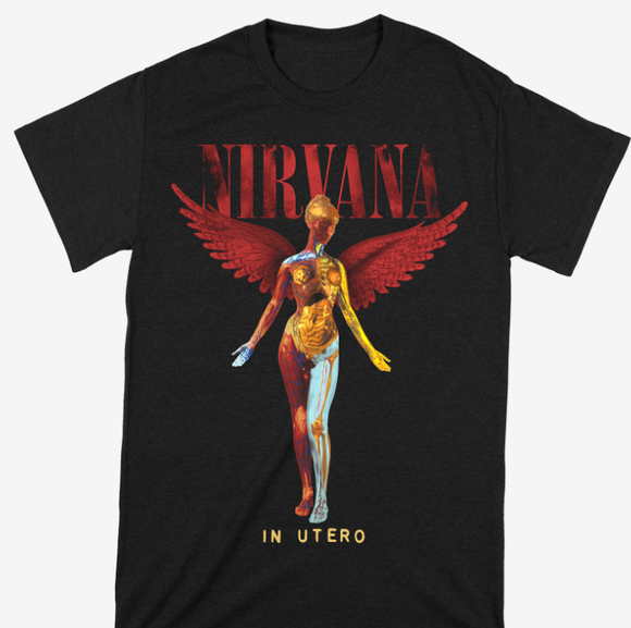 Nirvana In Utero official t shirt