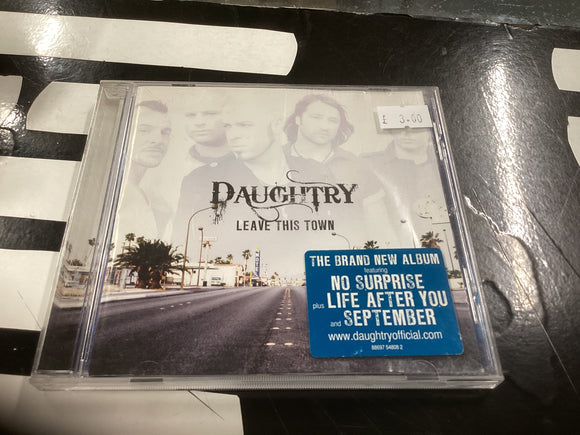 Daughtry Leave this town cd