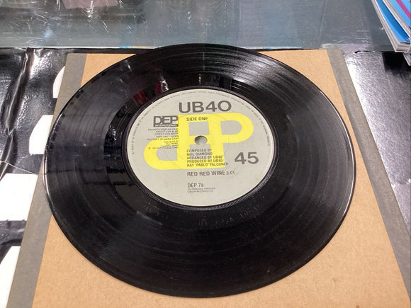 UB40 - RED RED WINE, 45rpm 7