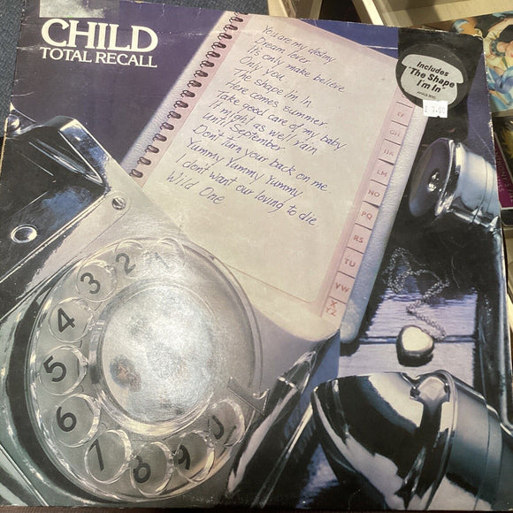 Child - Total Recall -  – Vinyl Album LP - Includes The Shape I'm In