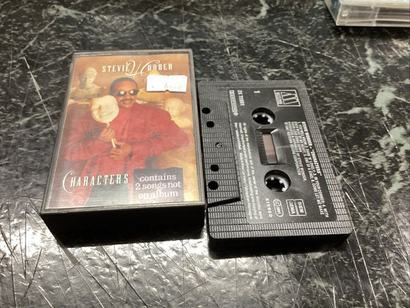 Stevie Wonder - Charachters (1987) Cassette RARE