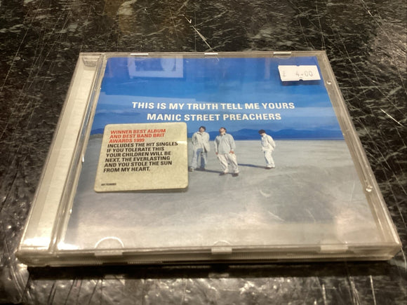 This Is My Truth Tell Me Yours Manic Street Preachers 1998 CD