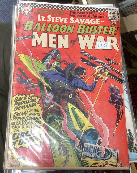 men of war - balloon buster #116 1966