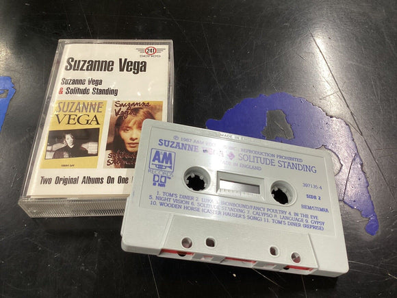 Suzanne Vega self titled and Solitude Standing Cassette 241 series