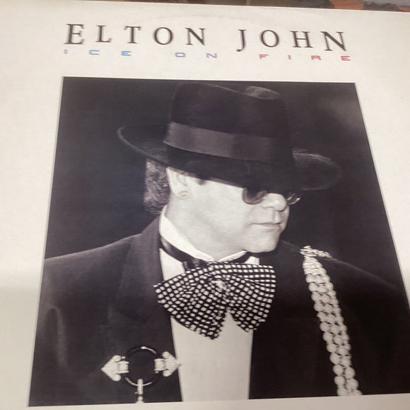Elton John - Ice On Fire - Vinyl LP Album - Rocket Record VGC