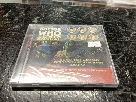 BBC DOCTOR WHO AUDIO 2 X CD ~ THE DR WHO AUDIO ANNUAL