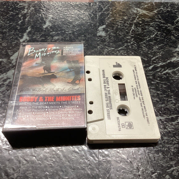 K7 TAPE CASSETTE Bobby And The Midnites ‎Where The Beat Meets The Street 1984 NL
