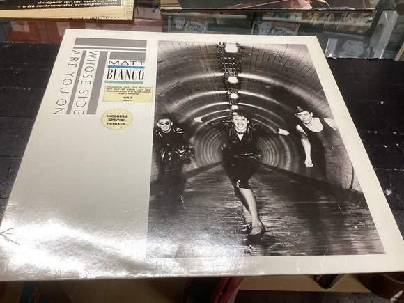 Matt Bianco - Whose Side Are You On” Original 1984 12” Vinyl LP Record Vg+ / Vg+