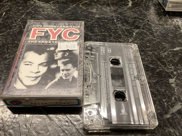 FINE YOUNG CANNIBALS FYC THE RAW AND THE COOKED CASSETTE TAPE ALBUM 1989 FREE PP