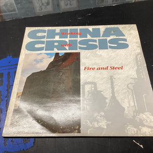 China Crisis Working With Fire And Steel UK 7" Vinyl Record 1983 VS620 Virgin