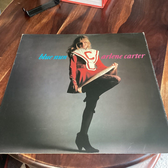 CARLENE CARTER BLUE NUN LP 1981 - nice copy with only light signs of use - with