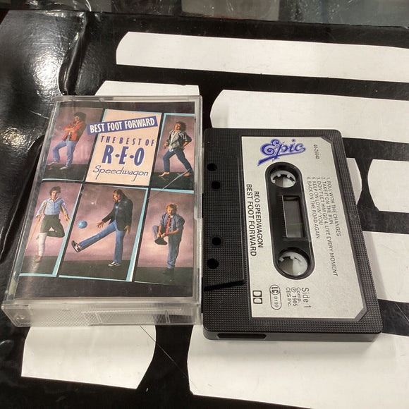 REO Speedwagon Best Foot Forward 40-26640 Tape Cassette Set Excellent Condition