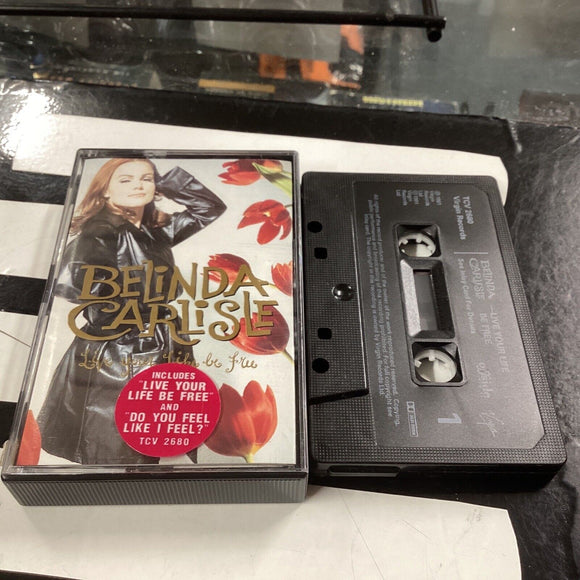 Belinda Carlisle - Live Your Life Be Free  Cassette Tape - Tested & vGc