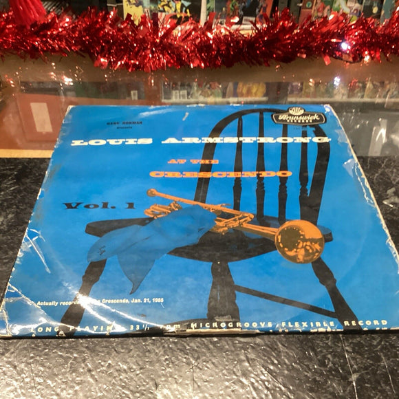 Gene Norman Presents Louis Armstrong - At The Crescendo Vol. 1 (LP, Album, Mono)