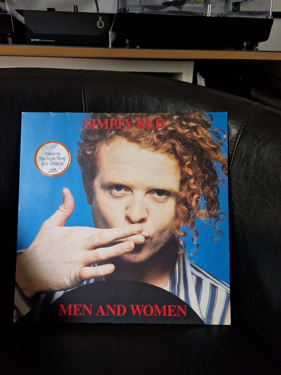 Simply Red - Men And Women - LP Vinyl Record Original 1987
