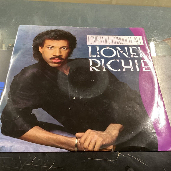Lionel Richie Love Will Conquer All 12” Vinyl Motown 1986  Great Condition