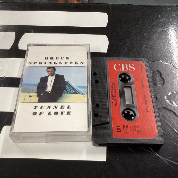 BRUCE SPRINGSTEEN TUNNEL OF LOVE 1987 CBS RECORDS STUDIO ALBUM AUDIO CASSETTE