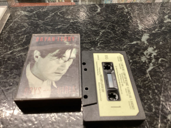 Bryan Ferry – Boys And Girls - Cassette Tape Album - Chrome - 1985