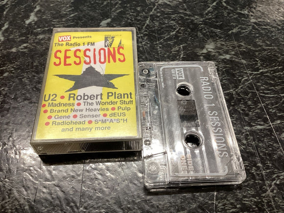 VOX PRESENTS THE RADIO 1 FM SESSIONS Cassette Tape U2/Radiohead/Robert Plant