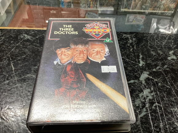 Doctor Who - The Three Doctors (VHS, 1991) - Jon Pertwee