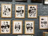 British Classic comedy jokers prints framed